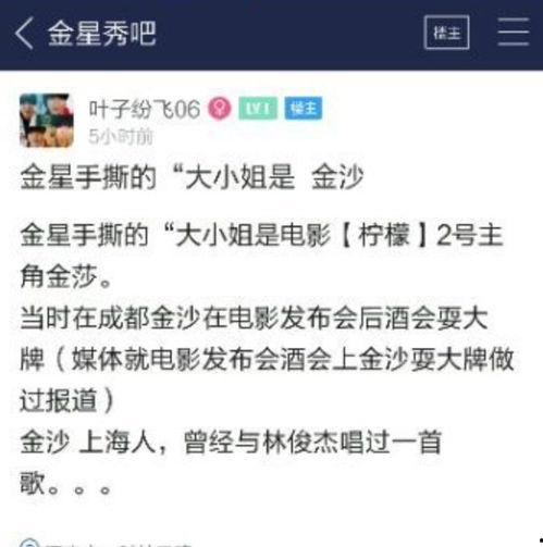 金莎最新爆料新闻报道,揭秘娱乐圈不为人知的幕后故事